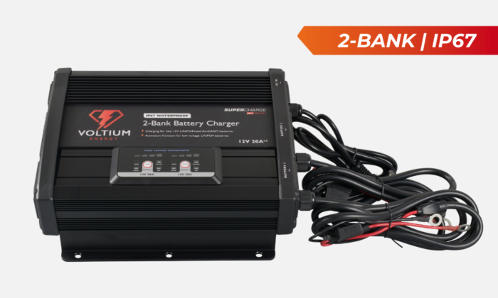 Voltium Energy® SuperCharge 2-Bank IP67 | 12V 20A - Afbeelding 3