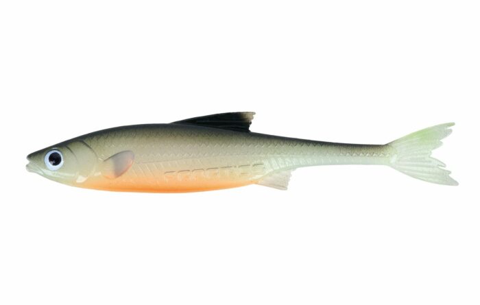 Stucki Fishing - Stucki Real Rider Fish Tail 12cm - Hot Olive